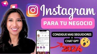 Como CREAR UN INSTAGRAM para tu NEGOCIO en 10 MINUTOS | 2024