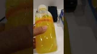 Pineapple drink with nata de coco mogu mogu flavor #short #asmr #pineappledrink