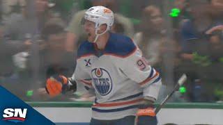 Connor McDavid Sets Up Corey Perry For The Oilers' Fifth Straight Icebreaker