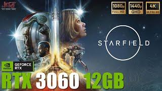 Starfield | RTX 3060 12GB | 1080p, 1440p, 4K benchmarks!