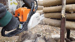 Motorna Testera STIHL MS 170 - Test Secenja drva HD