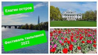 Фестиваль тюльпанов на Елагином острове. Холодная весна 2022 года в Санкт-Петербурге