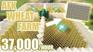 Efficient Auto Wheat Farm Minecraft 1.18 (Wheat, Carrot, Potato, Beetroot ALL WORK) | Tutorial