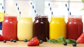 5 Healthy 2-Ingredient Fruit Slushies!
