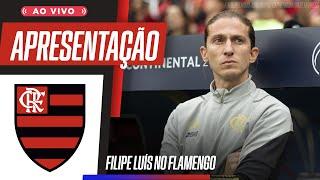 Apresentação de FILIPE LUÍS, novo TREINADOR do FLAMENGO