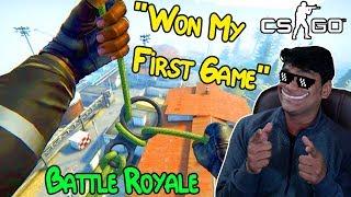 I Won My First Game In Cs Go Battle Royale ⭐⭐ | CSGO |