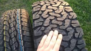 Сравнение ат шин для внедорожников. Yokohama G015, Toyo At+, Bfgoodrich All Terrain.