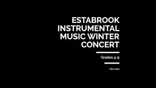 Estabrook Winter Instrumental Music Concert