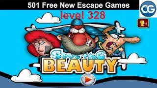 [Walkthrough] 501 Free New Escape Games level 328 - Save the beauty - Complete Game