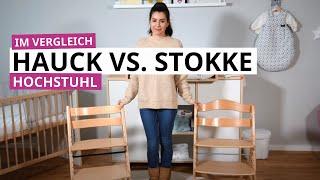 Hochstuhl + Newborn Sets Vergleich: Stokke Tripp Trapp vs. Hauck Alpha Plus