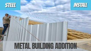 Building Addition - Step By Step POV Part 3 : Metal Roof & Walls