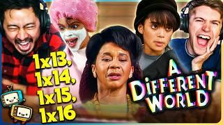 A DIFFERENT WORLD(1987) 1x13, 1x14, 1x15 & 1x16 Reaction! | Jasmine Guy, Kadeem Hardison, Lisa Bonet
