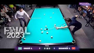 Final Armada Cup 2023. Madaminov (KGZ) - Omarov (KAZ). Billiards (combined pyramid). BC Armada.