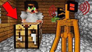 Я СПРЯТАЛСЯ ОТ СИРЕНОГОЛОВОГО В ВЕРСТАКЕ В МАЙНКРАФТ 100% ТРОЛЛИНГ ЛОВУШКА MINECRAFT СИРЕНОГОЛОВЫЙ