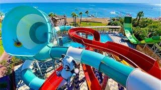 Club Mega Saray in Belek - Water Slides - The Restaurant & Hotel Tour