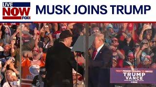 WATCH: Trump introduces Elon Musk at rally in Butler