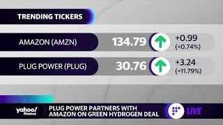 Amazon, Plug Power stocks rise on green hydrogen deal