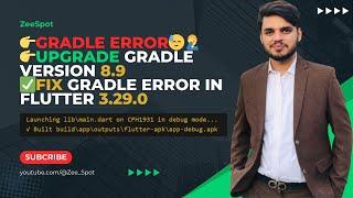 How to Fix Gradle Error in Flutter 3.29.0 | Gradle Task AssembleDebug Failed (Exit Code 1)‍️