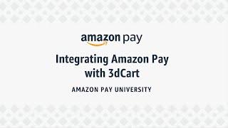 Integrating Amazon Pay with 3dcart