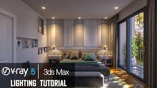 Interior Rendering Tutorial V-Ray 5 for 3ds Max beta (Photorealistic Render)