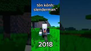 slenderman evolution #slenderman #evolution #games #minecraft #meme