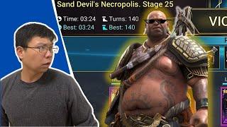 CRUSH SAND DEVIL 25 WITH FAHRAKIN THE FAT AND ANIRI (252) | Raid: Shadow Legends