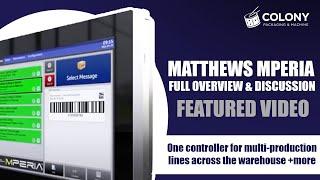 Matthews Marking MPERIA Controller Overview