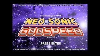 Sonic: Fan Games/Hacks 100:  Neo-Sonic Godspeed (Manic Team) (SAGE2004)