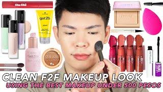 AFFORDABLE FACE TO FACE SCHOOL MAKEUP LOOK (SIMPLE, NATURAL AND FRESH!) *ALL UNDER 500 PESOS*