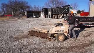 Burkeen B-16 trencher for sale | no-reserve Internet auction March 22, 2018