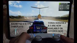 Forza Horizon 4 & 5 Are Now Available On GeForce Now Cloud | Xiaomi Pad 6 60 FPS Gameplays Android