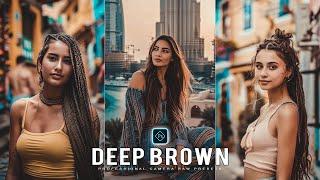 Deep Brown preset - Camera Raw Filter Presets Free Download - Color Grading Photoshop Tutorial