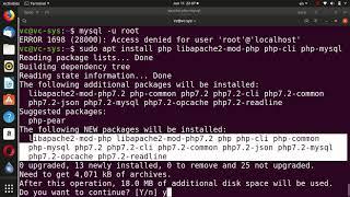 How to install Apache, php, mysql in Ubuntu