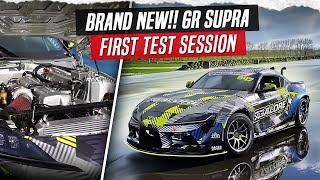 FIRST TEST! | GALORE PARTS 2021 GR TOYOTA SUPRA DRIFT CAR | D1NZ