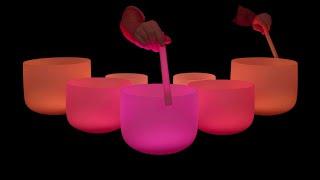 Relax Instantly with 432 Hz Crystal Bowls Healing Sounds