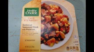 Healthy Choice: Café Steamers | Barbecue Seasoned Steak with Potatoes - Food Review