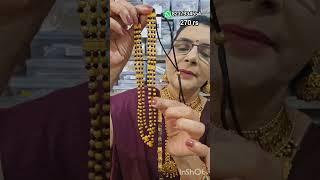 Mani mangalsutra #mangalsutra #short #necklace #gold #wedding #saree #dress