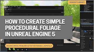 How To Create Simple Procedural Foliage In Unreal Engine 5 - Part 1