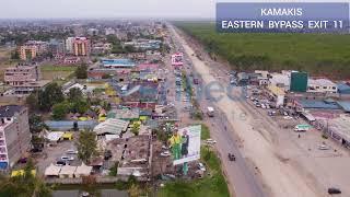 AN AMAZING DRONE SHOOT OF THE RUIRU EASTERN BYPASS - KAMAKIS SIDE