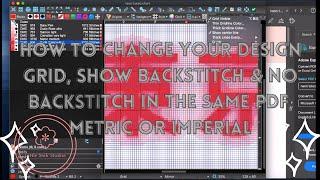 MacStitch or WinStitch Grid, Measurements, and some cool PDF preferences