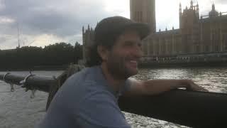 Adventure along River Thames through Central London on a Dutch Barge (Sailing Tjalk)