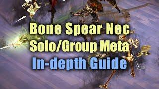 In-depth Bone Spear Necromancer Guide - BEST BUILD of Season 22 (Up to GR150 Solo & Group)