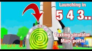 Texting simulator mars portal code