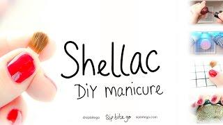 Easy Shellac nail polish DIY tutorial - get a professional manicure at home