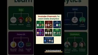 Best YouTube Channels for Learning Data Analytics #DataAnalytics #LearnDataAnalytic #YouTubeLearning