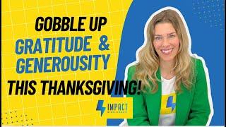 Thanksgiving & Generosity with IMPACT Kids Coach | Educational Video for Kids