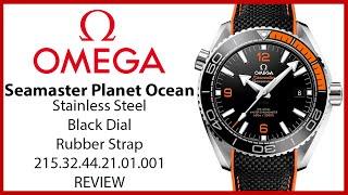 ▶Omega Seamaster Planet Ocean 600M Black Dial & Rubber Strap 43.5mm - REVIEW 215.32.44.21.01.001