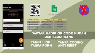 CARA MUDAH MEMBUAT ABSEN QR CODE