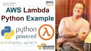 How to create AWS Lambda functions in Python