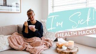 SICK DAY in the life | My Sick Remedies to GET BETTER FAST! Food, Secrets + Face Masks